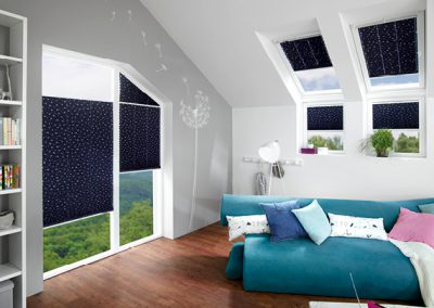 Sonnenschutz Hitzeschutz Plissee Kreisplissees Dachfensterplissees für Dachfenster