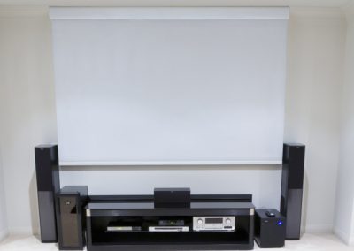 Verdunklungsanlagen als Bildschirmleinwand