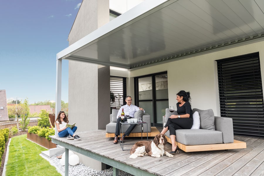 Terrassenüberdachung freistehend