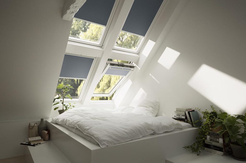VELUX Verdunkelungsrollos Maßgefertigte Bedienung Qualität