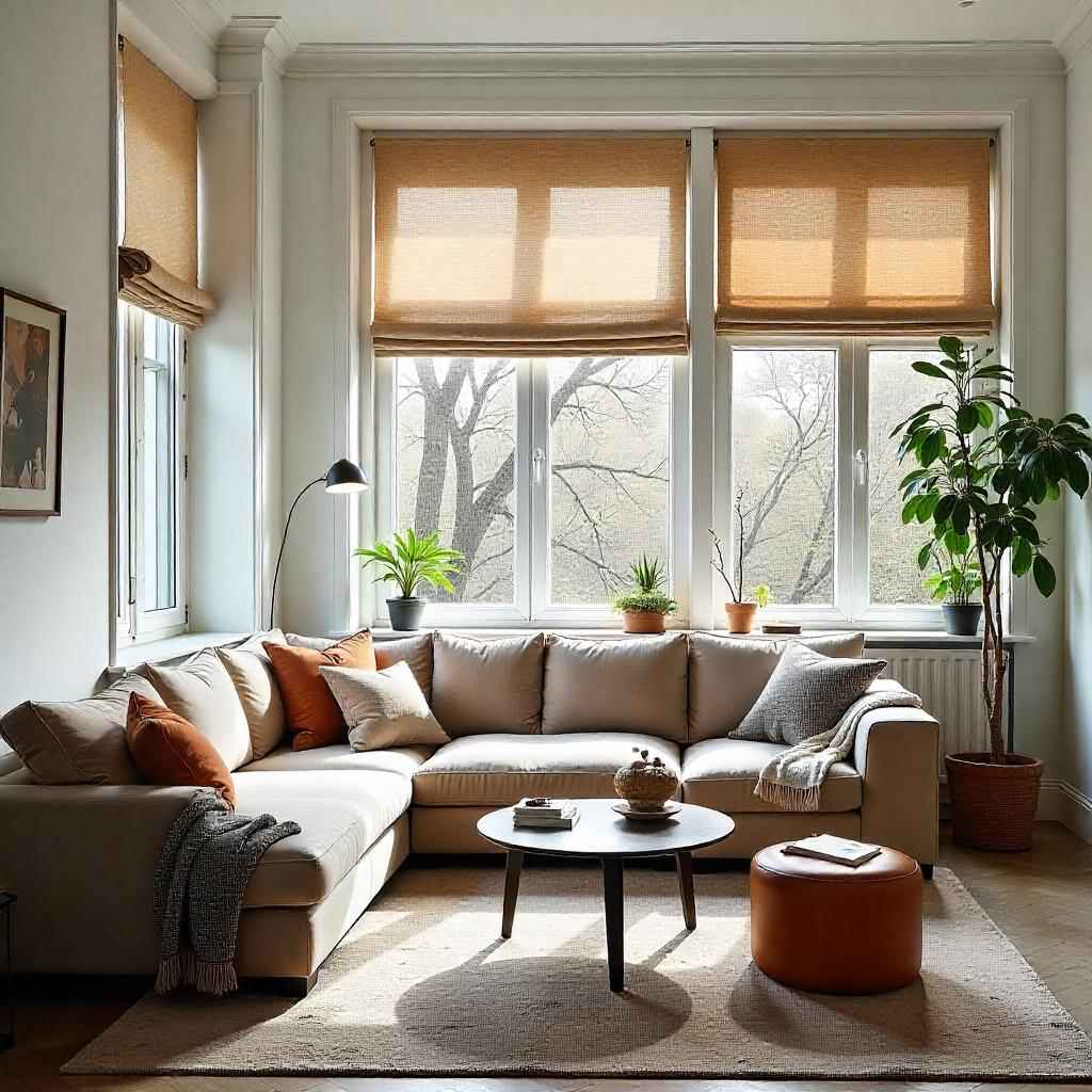 Raffrollos in verschiedenen Farben und Mustern – Individuelle Wohnraumgestaltung in Berlin.
